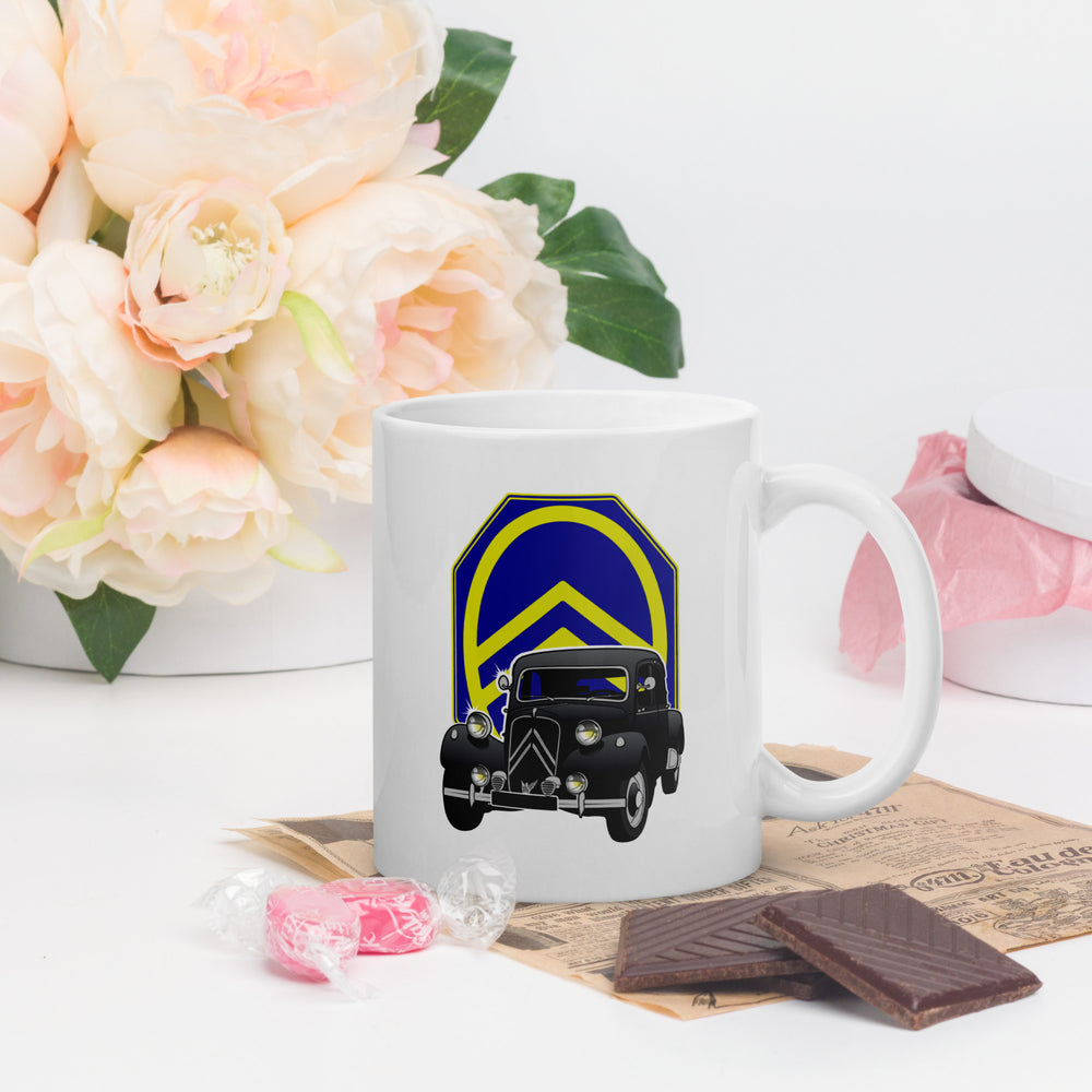 MUG - TRACTION LOGO BLEU