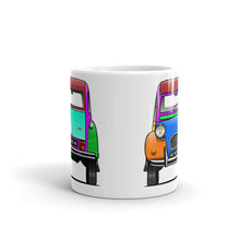 Charger l&#39;image dans la galerie, MUG - 2CV6 - DOS FACE - COULEUR PERSONNALISABLE - 325ml