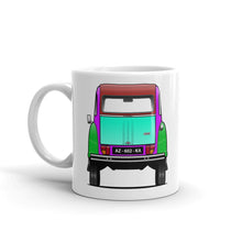 Charger l&#39;image dans la galerie, MUG - 2CV6 - DOS FACE - COULEUR PERSONNALISABLE - 325ml