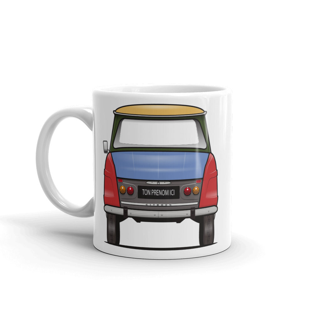 MUG - AMI 6 - DOS FACE - COULEUR PERSONNALISABLE - 325ml