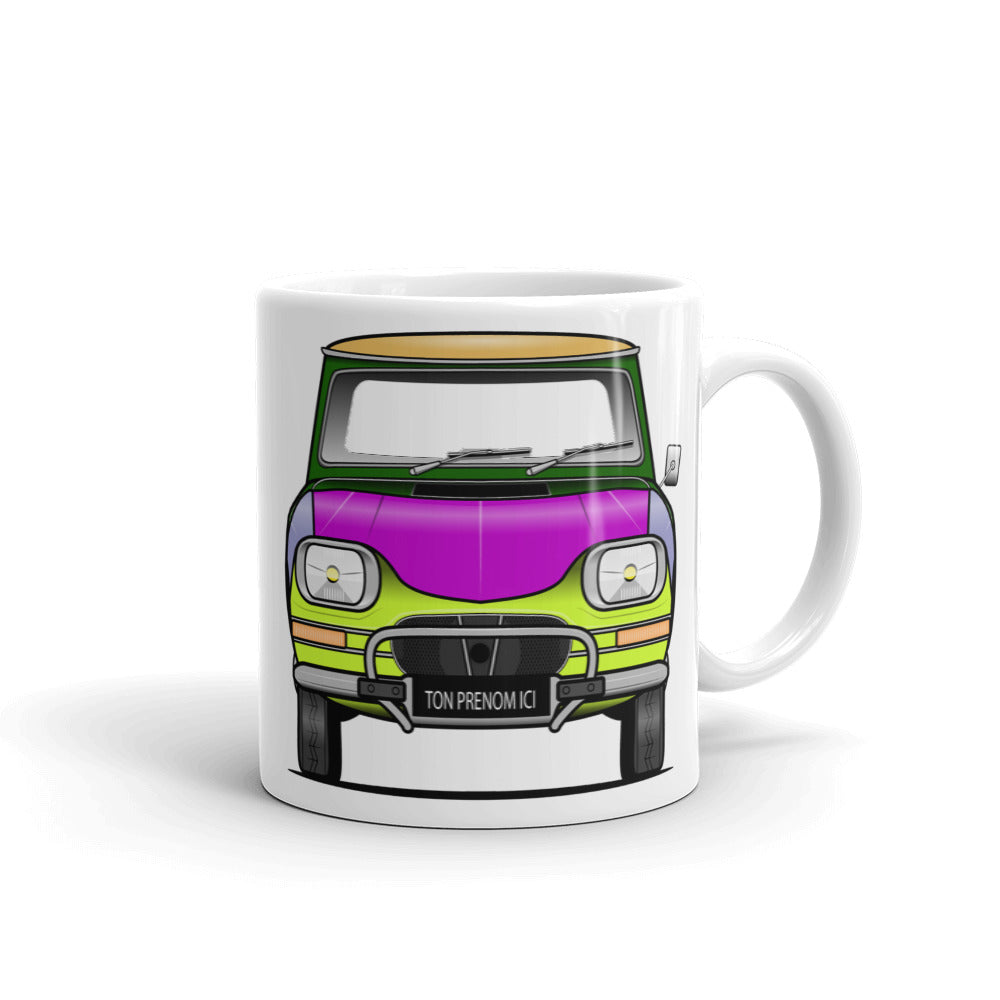 MUG - AMI 6 - DOS FACE - COULEUR PERSONNALISABLE - 325ml